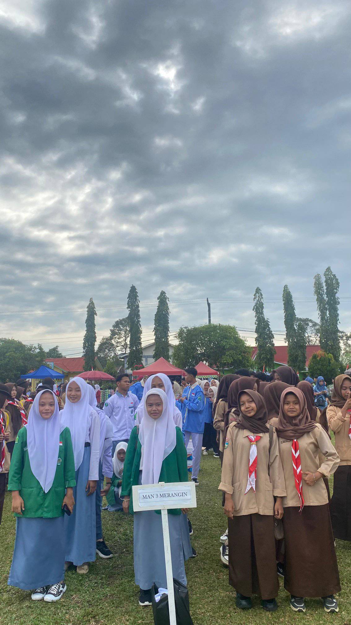 Upacara Peringatan HUT Republik Indonesia Ke 80 di Kecamatan Renah Pamenang