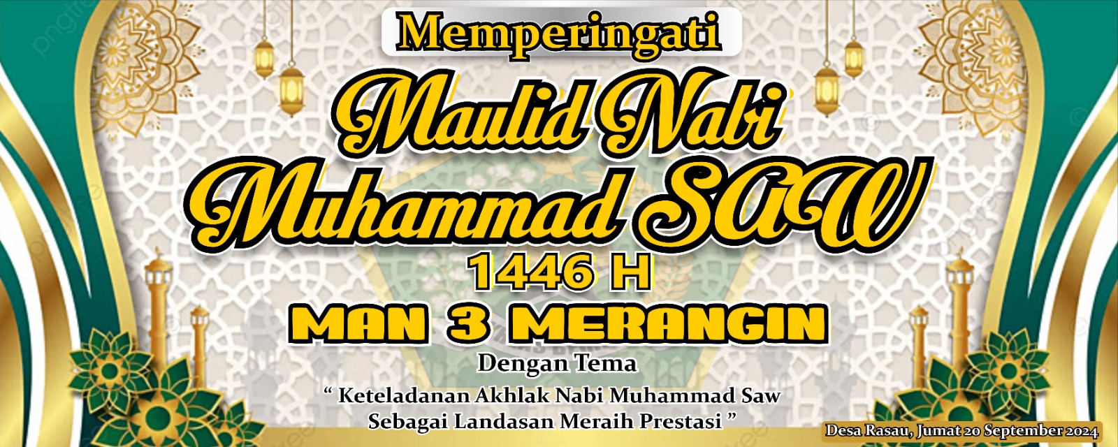 MAN 3 MERANGIN MEMPERINGATI MAULID NABI MUHAMMAD SAW TAHUN 1446 H / 2024 M