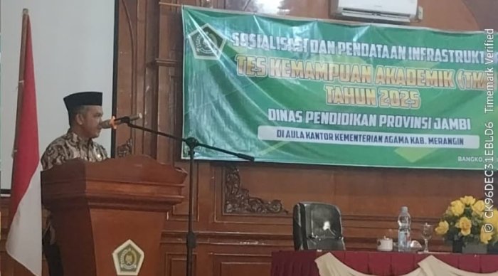 Kepala MAN 3 Merangin Hadiri Sosialisasi Pendataan Infrastruktur TKA Tahun 2025
