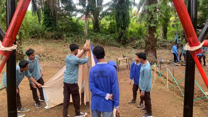 Persiapan Penerimaan Tamu Ambalan di MAN 3 Merangin Dimulai