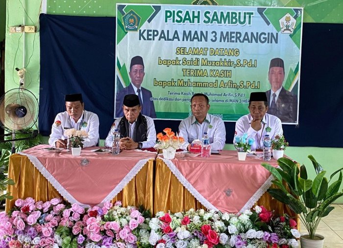 Pisah Sambut Kepala MAN 3 Merangin Berjalan Penuh Khidmat